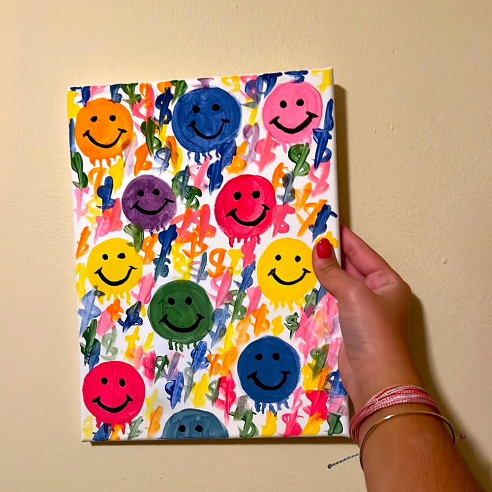 preppy smile painting!